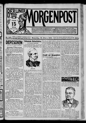 Berliner Morgenpost vom 22.10.1903