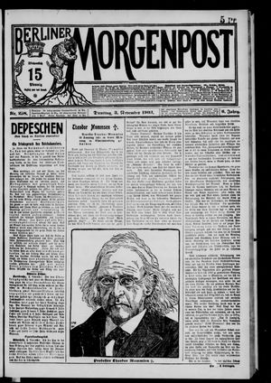 Berliner Morgenpost vom 03.11.1903