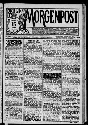 Berliner Morgenpost vom 04.11.1903