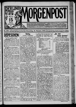 Berliner Morgenpost vom 12.11.1903