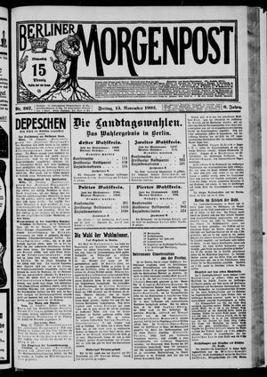 Berliner Morgenpost vom 13.11.1903