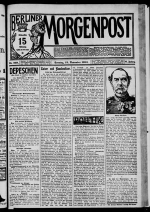 Berliner Morgenpost vom 15.11.1903