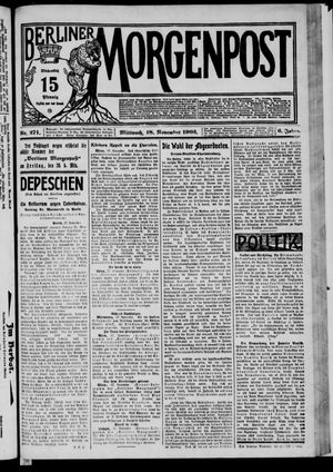 Berliner Morgenpost vom 18.11.1903