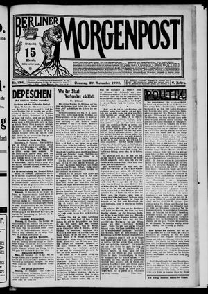 Berliner Morgenpost vom 29.11.1903