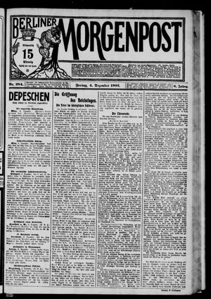 Berliner Morgenpost vom 04.12.1903