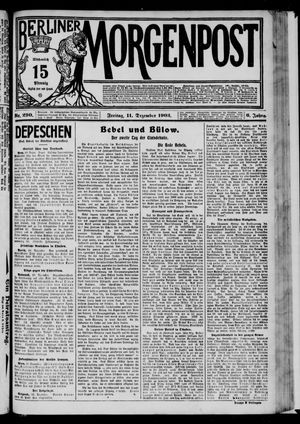 Berliner Morgenpost vom 11.12.1903