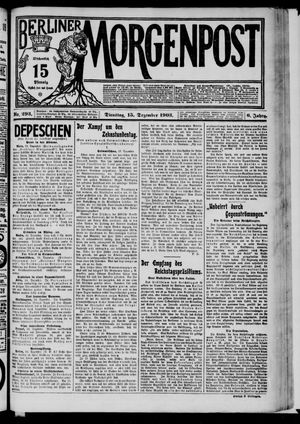 Berliner Morgenpost vom 15.12.1903
