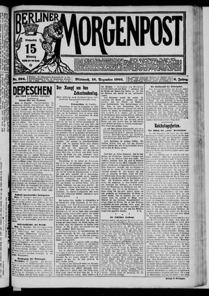 Berliner Morgenpost vom 16.12.1903