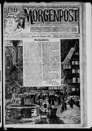 Berliner Morgenpost vom 25.12.1903