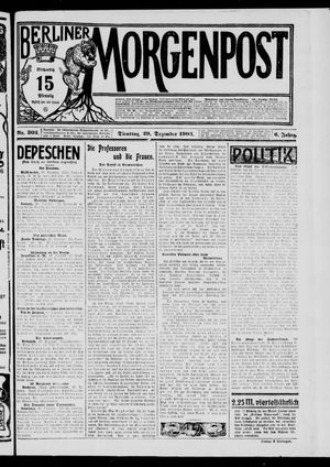 Berliner Morgenpost vom 29.12.1903