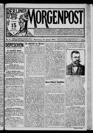 Berliner Morgenpost vom 14.01.1904