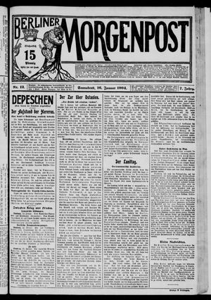 Berliner Morgenpost vom 16.01.1904