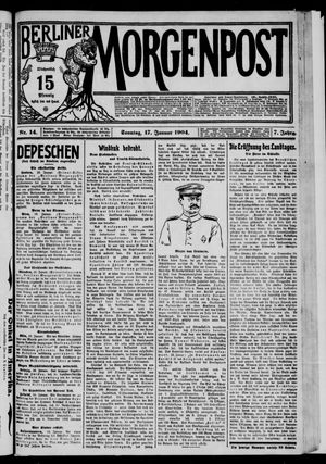 Berliner Morgenpost vom 17.01.1904