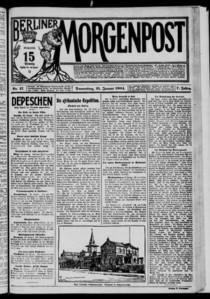 Berliner Morgenpost vom 21.01.1904