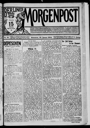 Berliner Morgenpost vom 23.01.1904
