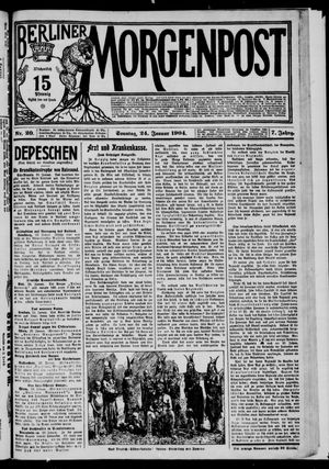 Berliner Morgenpost vom 24.01.1904