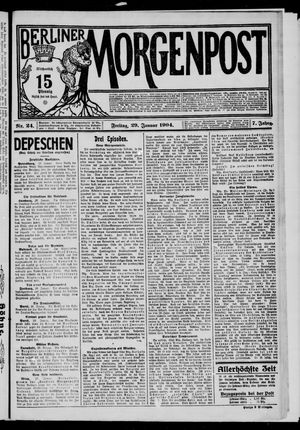 Berliner Morgenpost vom 29.01.1904