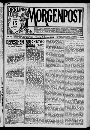 Berliner Morgenpost vom 07.02.1904