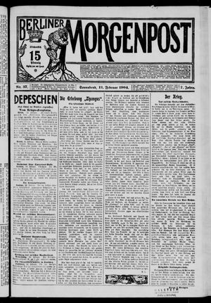 Berliner Morgenpost vom 13.02.1904