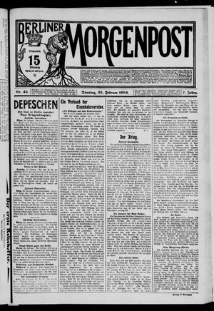 Berliner Morgenpost on Feb 23, 1904