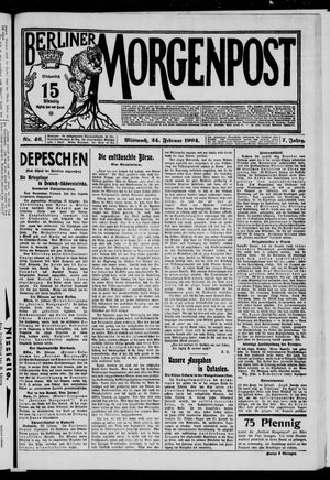 Berliner Morgenpost on Feb 24, 1904