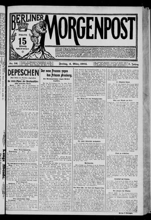 Berliner Morgenpost vom 04.03.1904