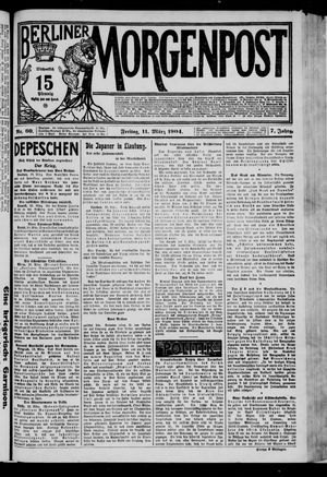 Berliner Morgenpost vom 11.03.1904