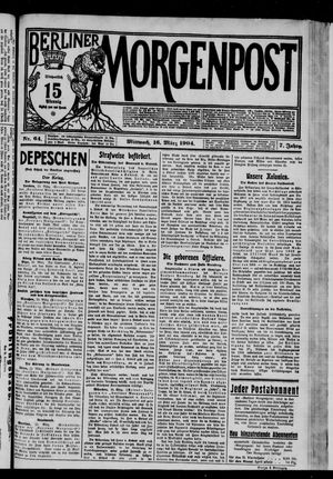 Berliner Morgenpost vom 16.03.1904