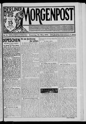 Berliner Morgenpost vom 24.03.1904
