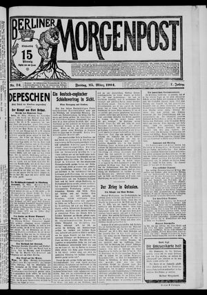 Berliner Morgenpost vom 25.03.1904