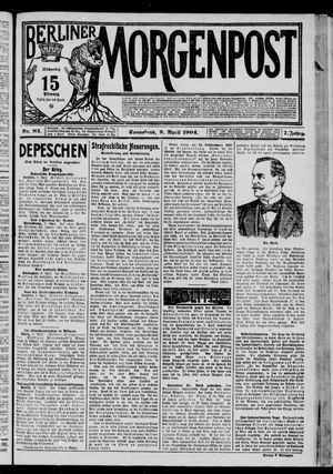 Berliner Morgenpost vom 09.04.1904