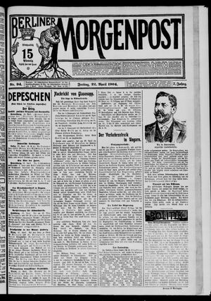 Berliner Morgenpost vom 22.04.1904