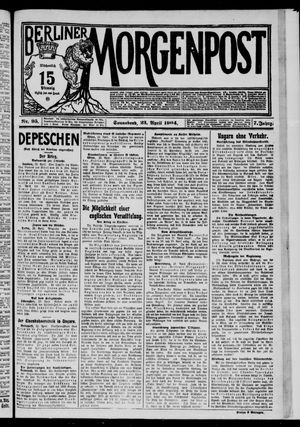 Berliner Morgenpost vom 23.04.1904