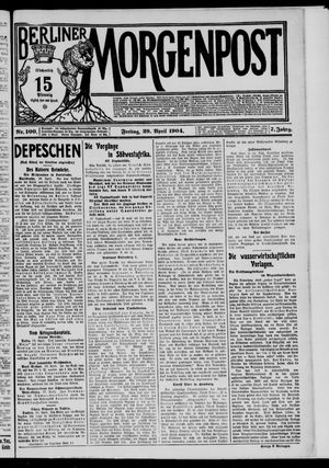 Berliner Morgenpost on Apr 29, 1904
