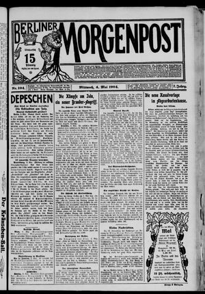 Berliner Morgenpost vom 04.05.1904