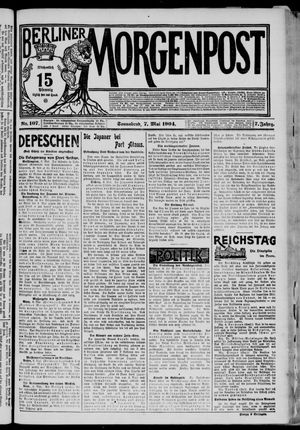 Berliner Morgenpost vom 07.05.1904
