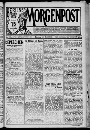 Berliner Morgenpost vom 10.05.1904