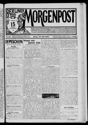 Berliner Morgenpost vom 20.05.1904