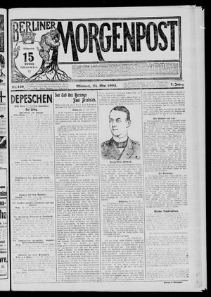 Berliner Morgenpost vom 25.05.1904