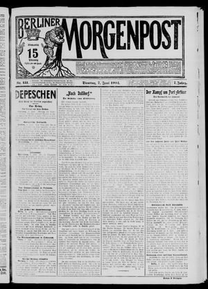 Berliner Morgenpost vom 07.06.1904