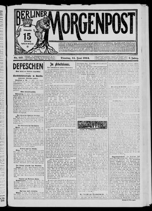 Berliner Morgenpost vom 14.06.1904