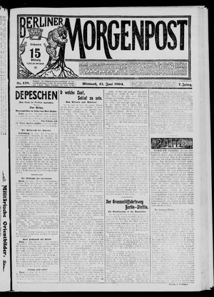 Berliner Morgenpost vom 15.06.1904