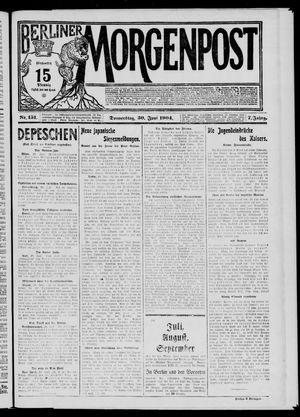 Berliner Morgenpost vom 30.06.1904