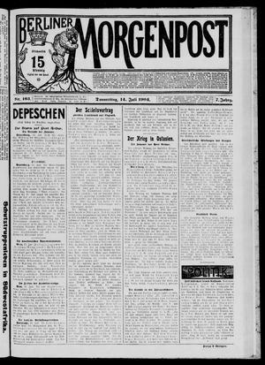 Berliner Morgenpost vom 14.07.1904