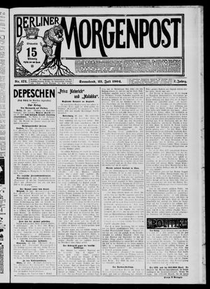 Berliner Morgenpost vom 23.07.1904