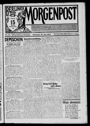 Berliner Morgenpost vom 30.07.1904