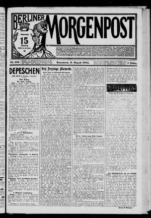 Berliner Morgenpost vom 06.08.1904