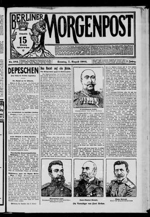Berliner Morgenpost vom 07.08.1904