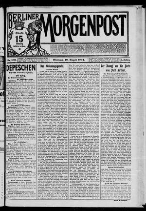 Berliner Morgenpost vom 10.08.1904