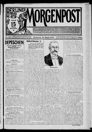Berliner Morgenpost vom 11.08.1904